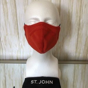 NWT St. John Milano Knit Mask in orange